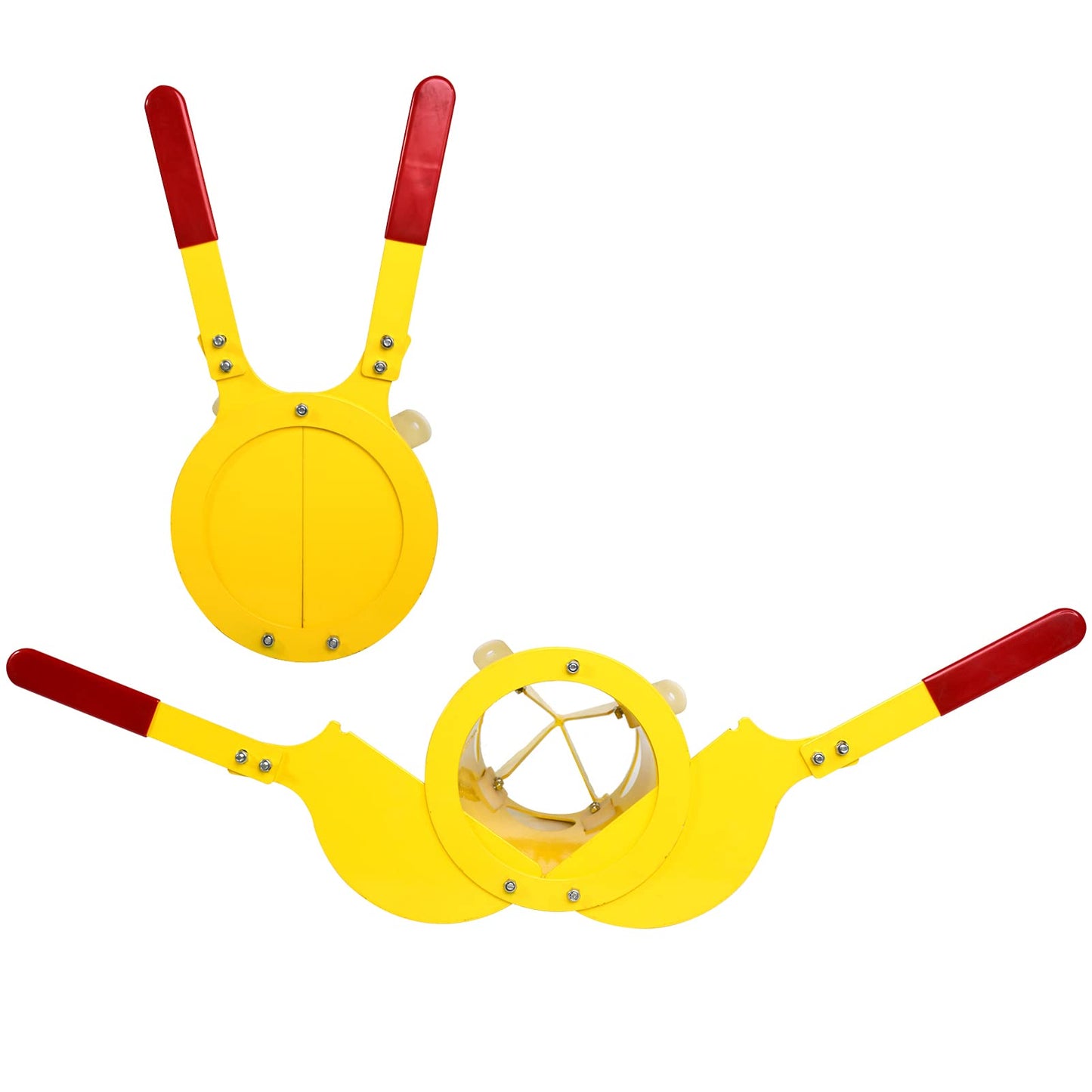 Big Bag Dispenser Bulk Bag Unloader Big bag animal feed unloader for warehouse farm home use Construction Industry (Yellow)