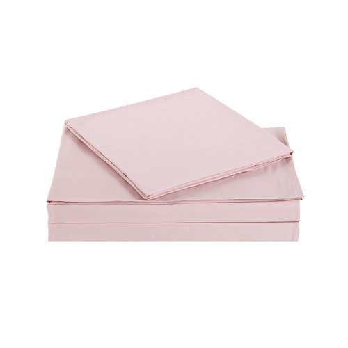 My World Kids Solid Blush Twin Sheet Set