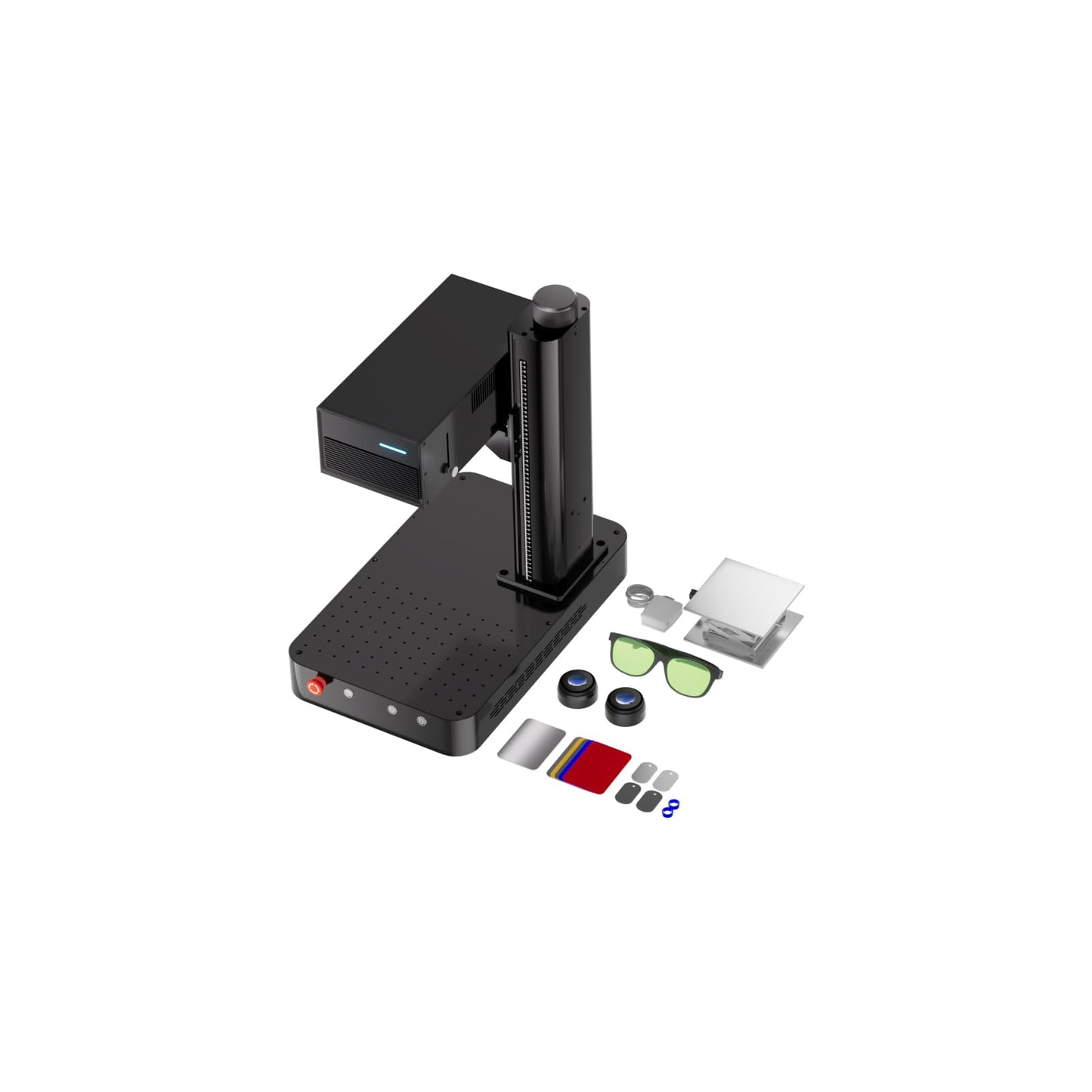ComMarker XE 6W UV Engraving Machine, 3D Internal Engraving, Auto-Focus with LiDAR Ranging System, 10,000mm/s Engraving System, On-Site & Small-Batch Ready Engraving Machine (XE-Basic Bundle-6W)