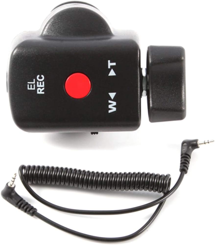 CfoPiryx 2.5mm Zoom Control DSLR Pro Camcorder Remote Controller Jack Cable for Sony Panasonic LANC Jack
