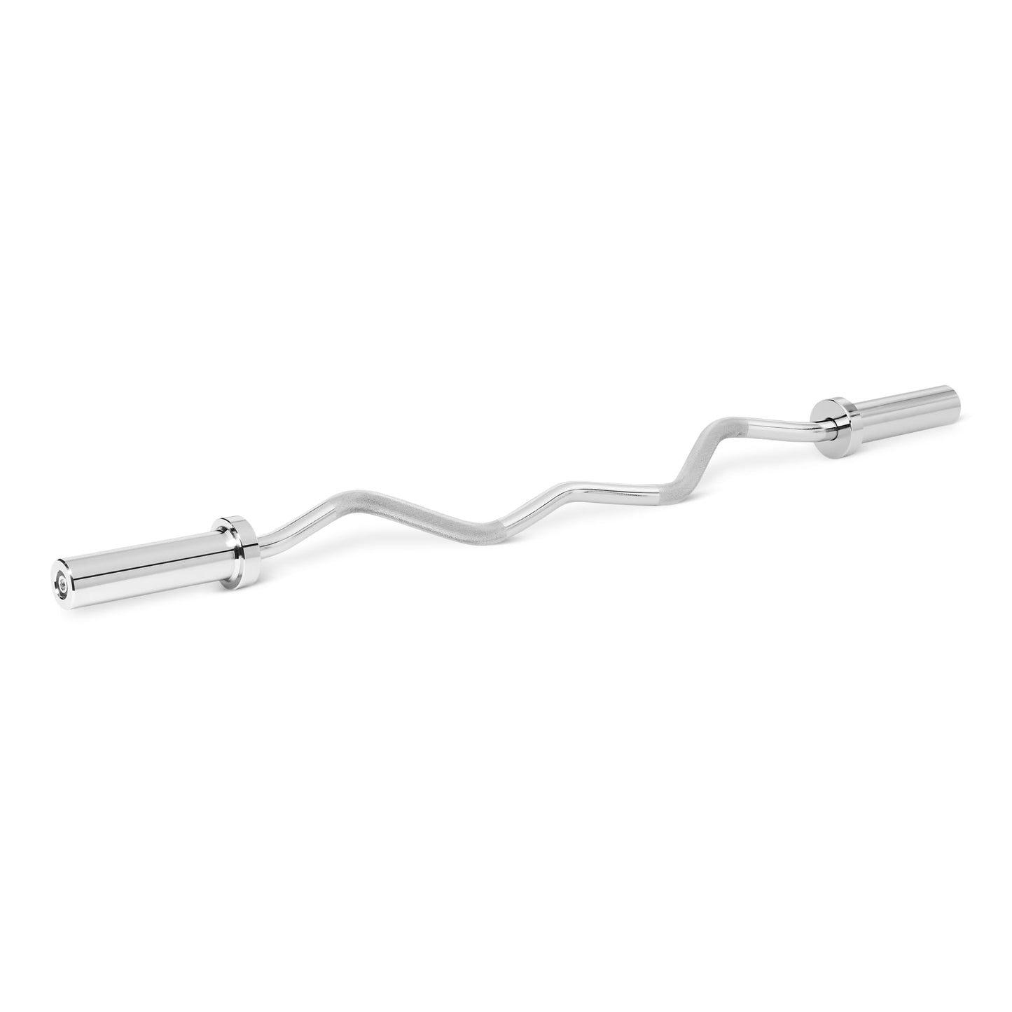 Amazon Basics Olympic 2-Inch Curl Barbell Bar, 47 Inches, Chrome