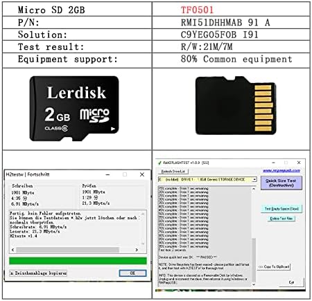 Lerdisk 2GB Pack 6 Licencee(2GB C6) Factory Wholesale Micro SD Card of in Bulk MicroSD with SD Adapter Produced by