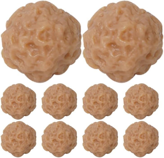 (10Pcs) Alasum Realistic PVC Beef Meatball Model for Kitchen Decoration, Artificial Meatball Display Plaything