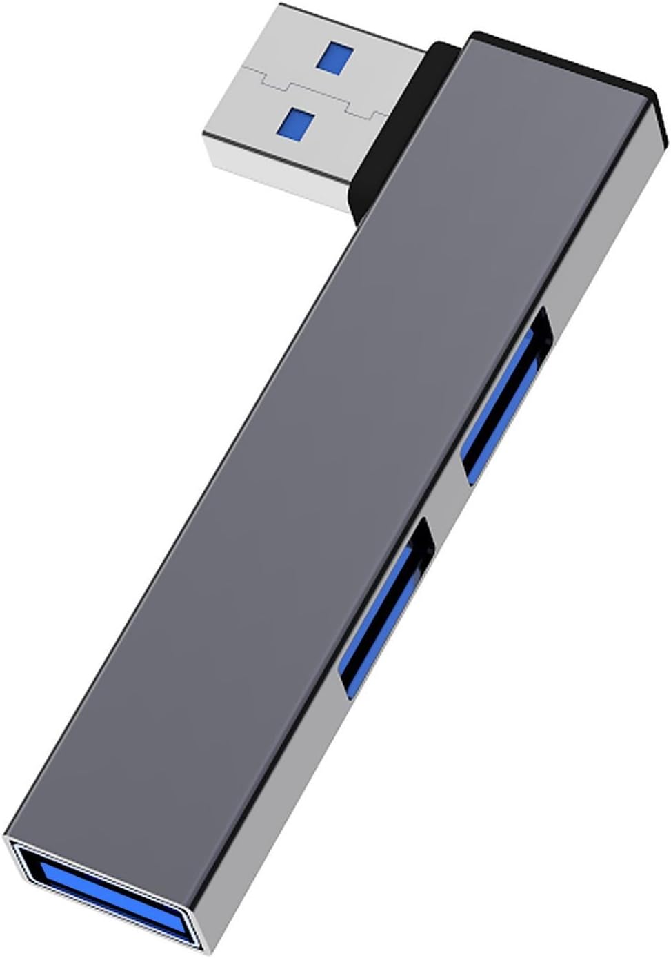 Fowspvzn 90 4 USB3.0 Degree Fast Speed USB C Docking Station Port Hubs Data Transfer for PC Laptop