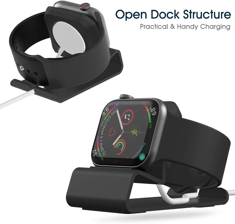CQ 49mm 46mm 45mm 44mm 42mm 41mm 40mm 38mm 10 9 8 7 6 5 4 3 2, Charger Stand for Apple Watch iWatch Series SE Ultra