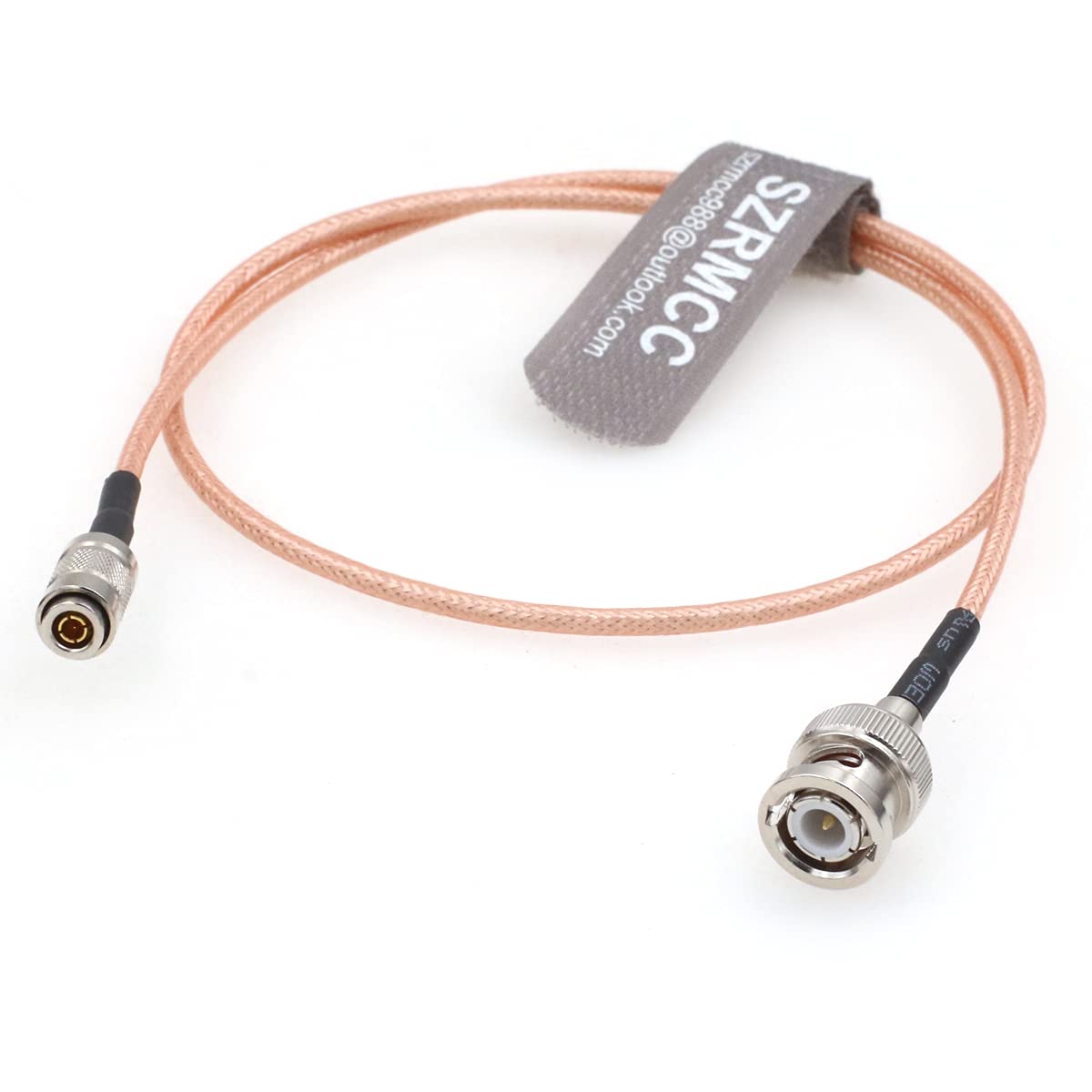 SZRMCC DIN1.0/2.3 RG179 75ohm 4K (60cm/24inch) HD SDI BNC Male to Male Coaxial Cable for Video Camera Monitor Recorders