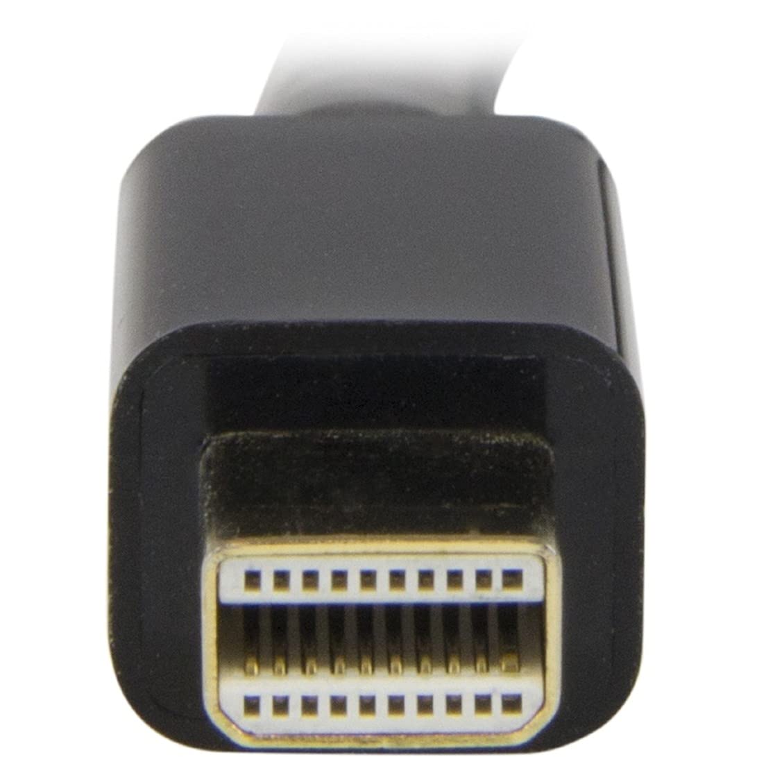5 (15 4K 30Hz StarTech.com Mini DisplayPort to HDMI Adapter Cable - mDP to HDMI Adapter with Built-in Cable - Black - m