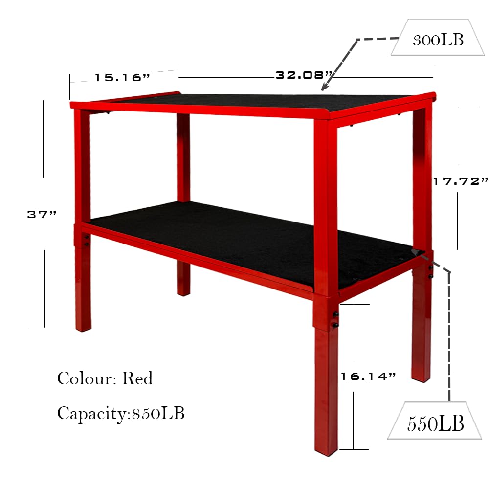 OGODU Commercial Heavy Duty Adjustable Dumbbell Stand & Kettlebell Stand, Adjustable Dumbbell Weight Rack, Kettlebell Storage Rack, Weight Rack for Garage/Home Gym/Commercial with Non-Slip Base, Anti-Tip Safety & Space-Saving Design, Weight Capacity 500/6
