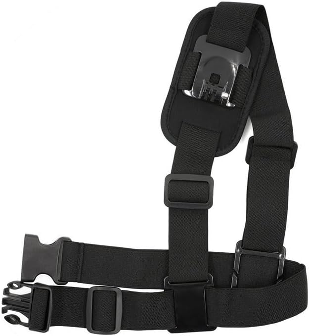 Reflex Camera Insta360 Shoulder Strap Mount Harness for GoPro, DJI Osmo, Adjustable Hands-Free Chest & Shoulder Camera
