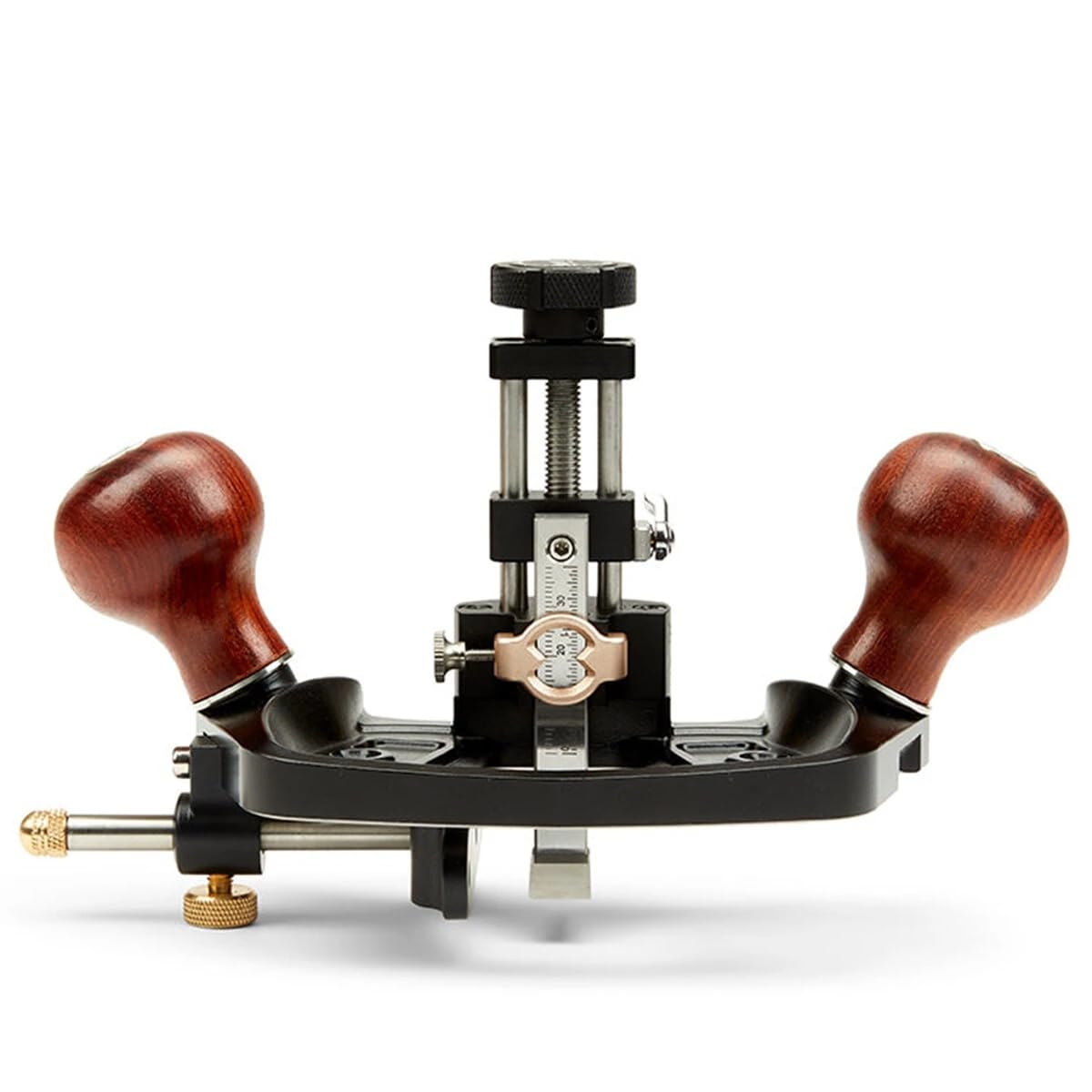 HONGDUI Router Plane Handheld Woodworking Tool Quick Adjust Depth with Depth Stop Woodworking Router Plane for Cutting Grooves Mortise Tuning Joinery