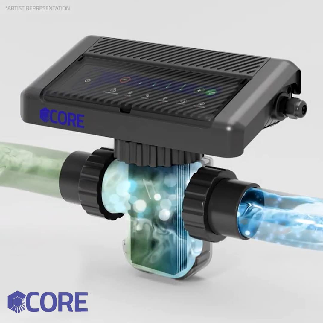 CircuPool CORE35 Salt Chlorinator System | 8 Year Manufacturer Warranty | No DIY Install Penalty | USA Titanium | 1.4 lb CL Output | Electronic Chlorine Generator for Pools up to 35,000 Gallons
