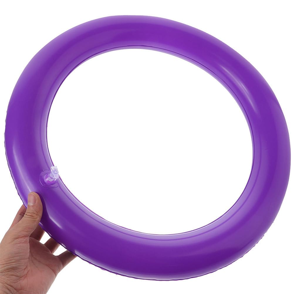 GOOHOCHY Inflatable Yoga Ball Stand 16.53X16.53X2.36In Anti Slip Fitness Ball Base Holder for Stability Gym Exercise Support
