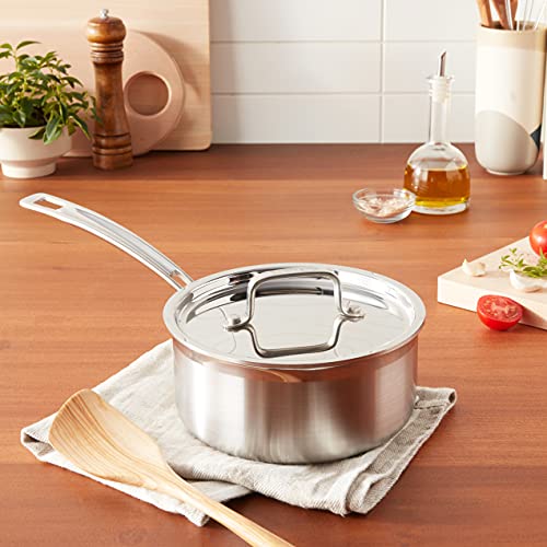 Cuisinart MCPS19-18N MultiClad Pro Stainless Steel 2-Quart Saucepan with Cover
