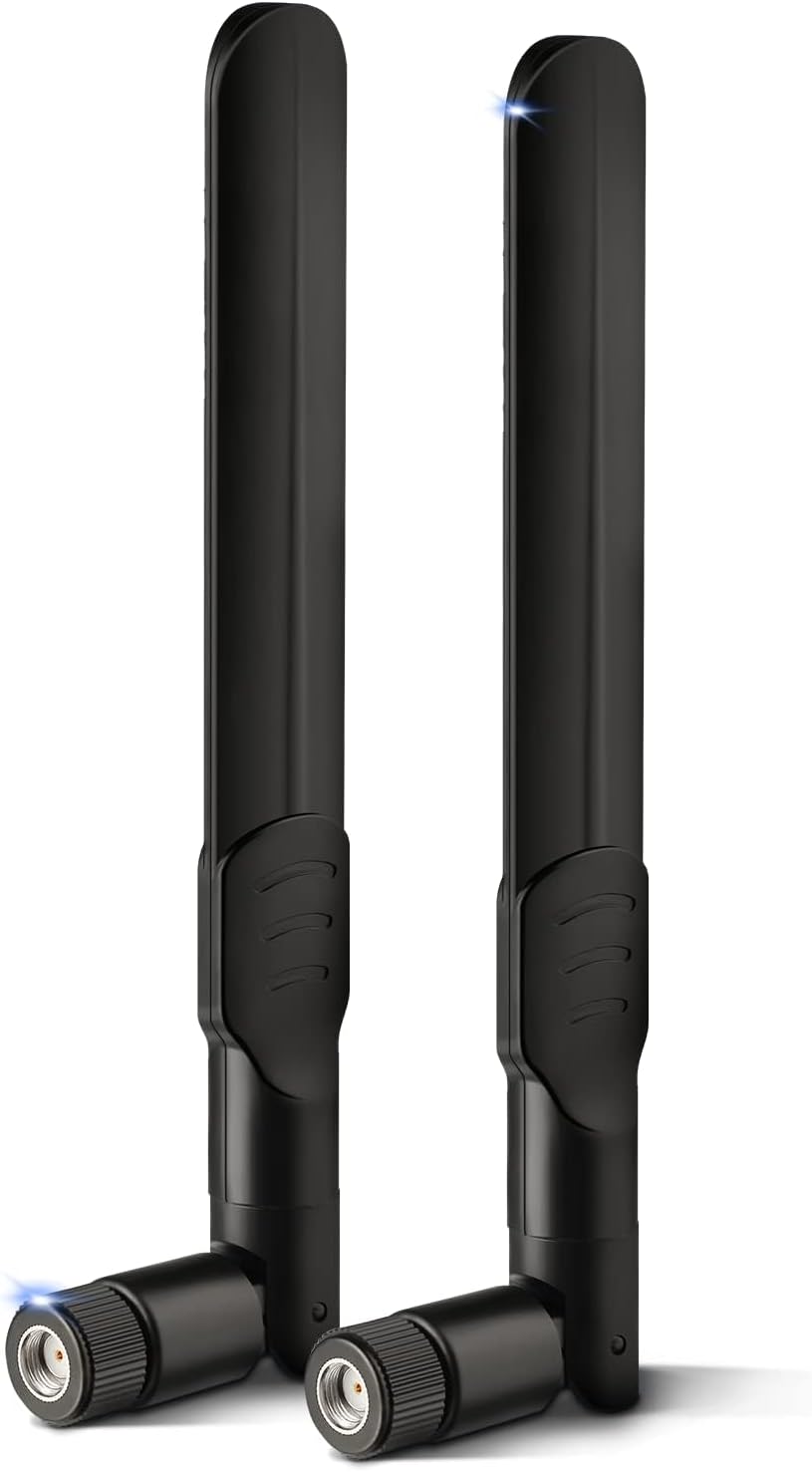 BINGFU 4G 8dBi (2-Pack) LTE Cellular Trail Camera Antenna RP-SMA Male Antenna Compatible with Spypoint Link Micro Solar