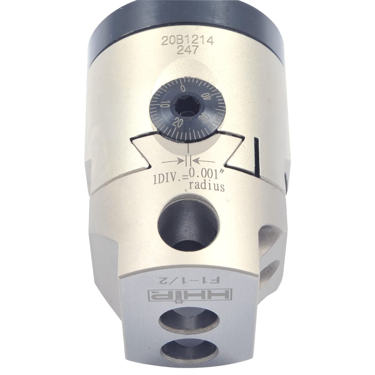 HHIP 1001-0201 Indexable Tool Set, 2 Boring Head, R8 Shank, 4 Boring Bars