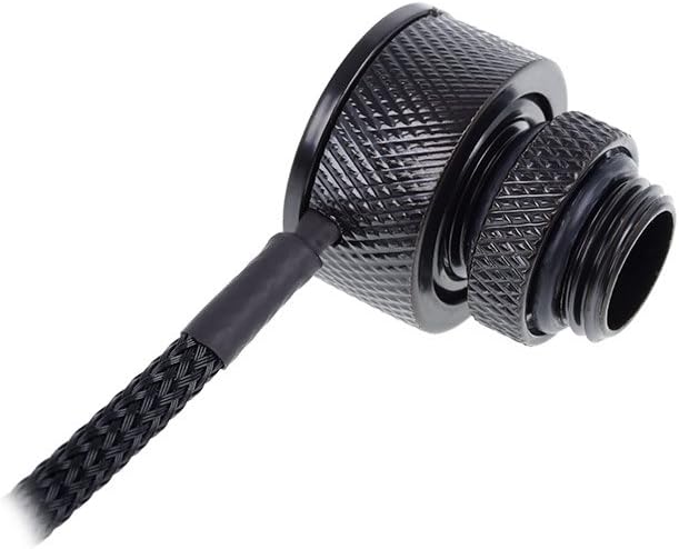 Alphacool G1/4 Eiszapfen Temperature Sensor IG/IG with AG Adapter, Deep Black