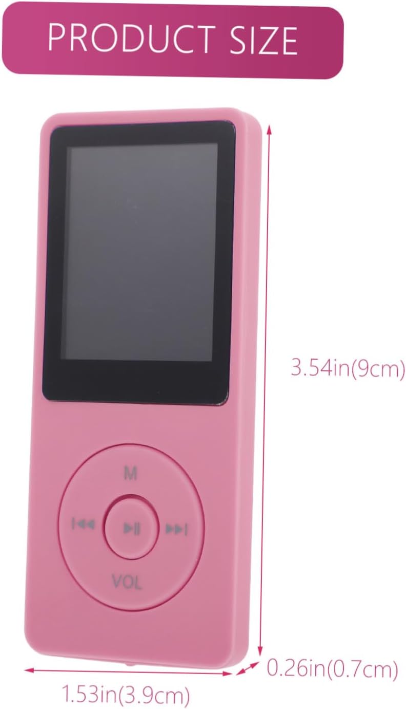CAXUSD Lossless Sound Music Player Portable Media Player with Classic Buttons Lightweight for Seniors Supports Amv