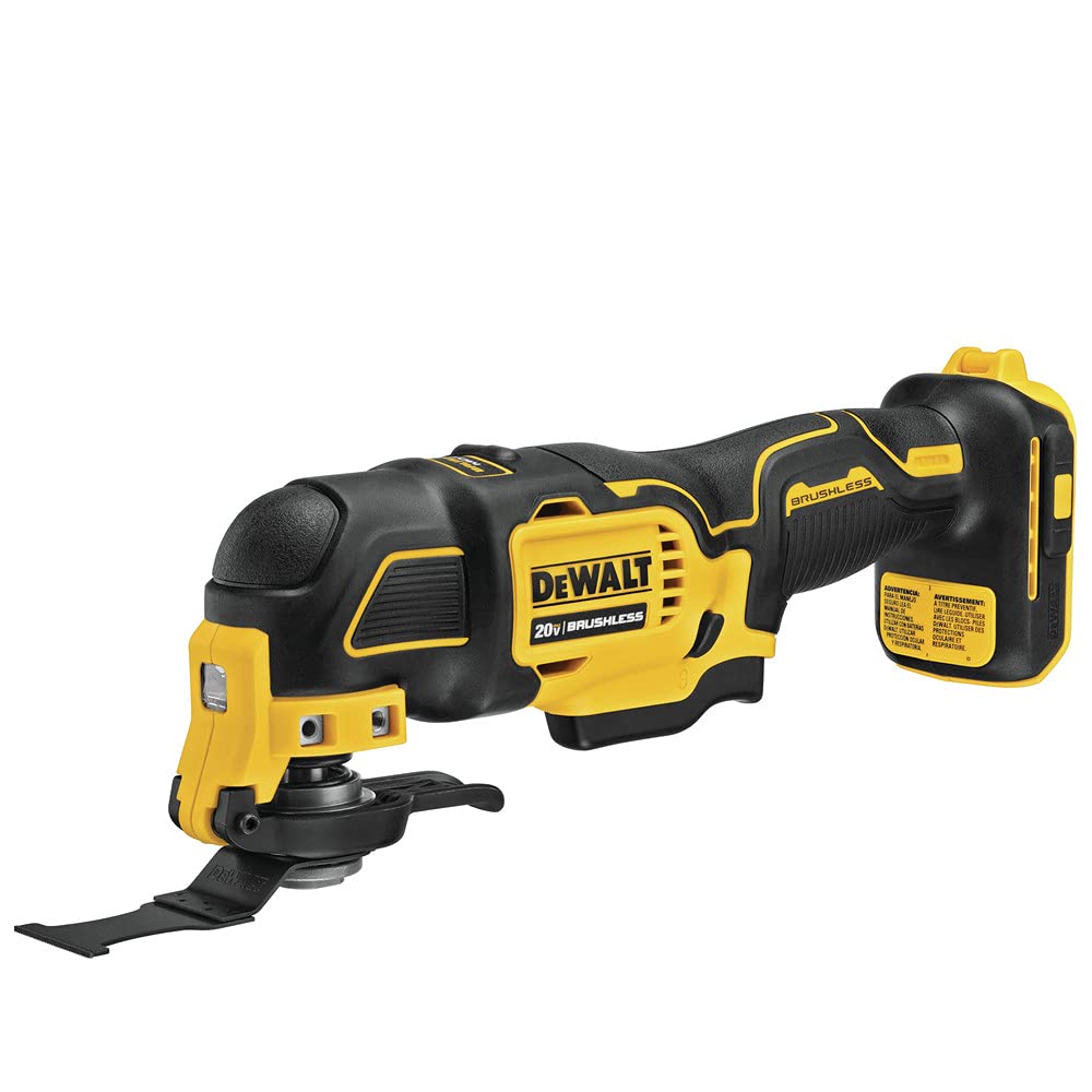 DEWALT atomic 20V MAX* Oscillating Tool, Cordless, Oscillating, Tool only (DCS354B), 1 item package quantity, Color Multi
