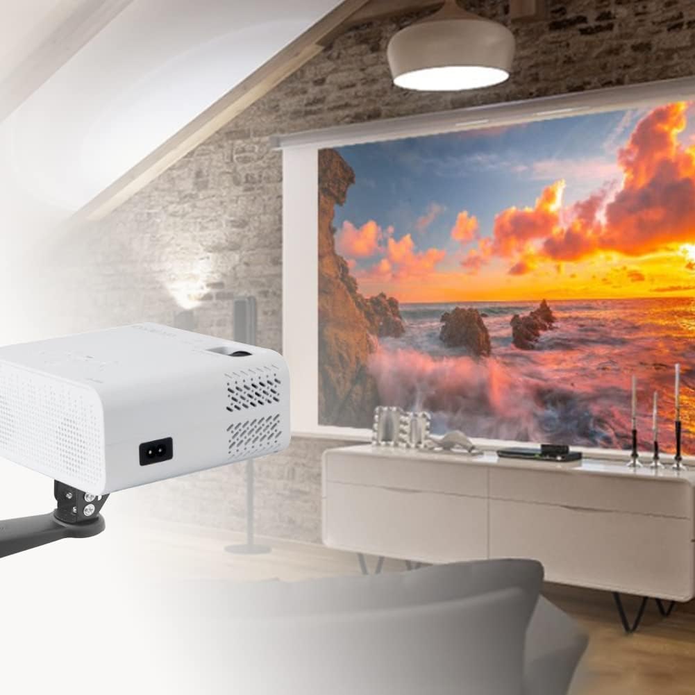 Drsn 360 6.6 lbs Mini Projector Wall Mount, Rotation, Adjustable Angle, Load Capacity, Black