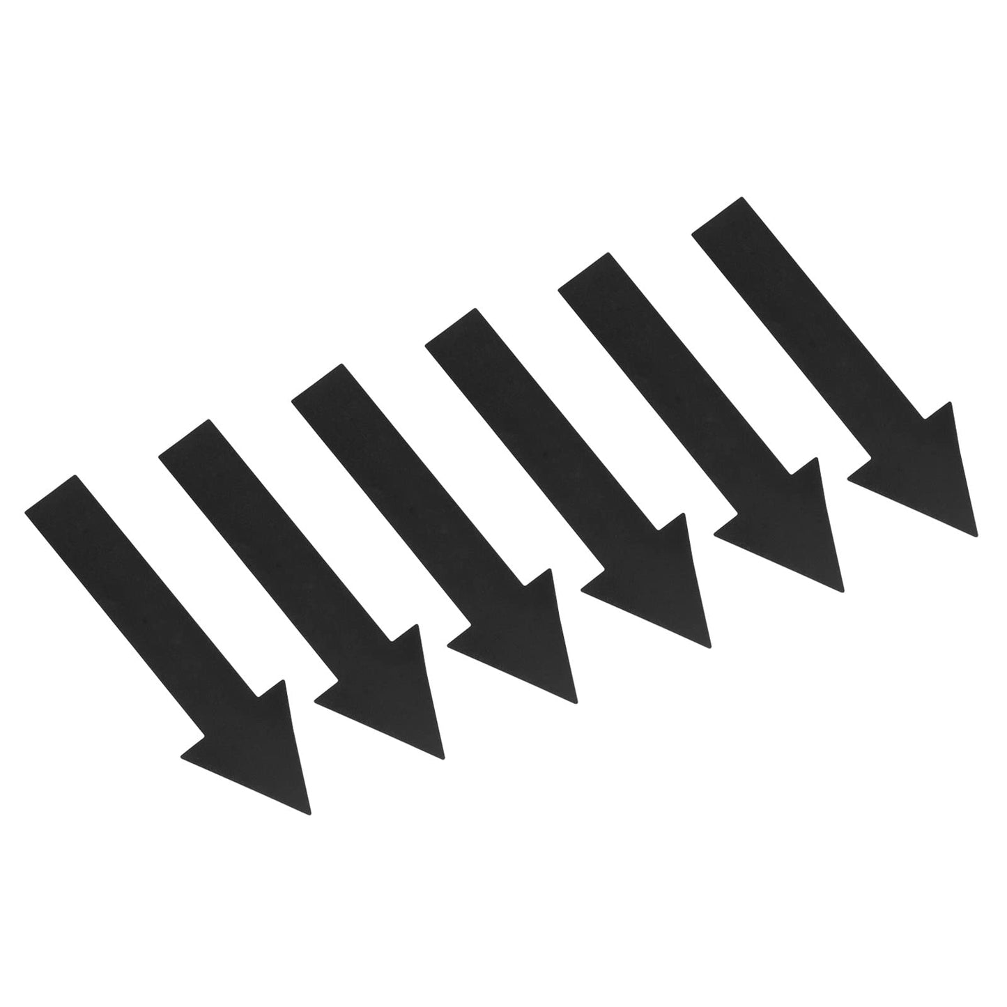 PATIKIL Arrow Sticker 4 Inch, 6 Sheet Directional Sign PVC Adhesive Removable Floor Decal for Floor Wall Marking, Black