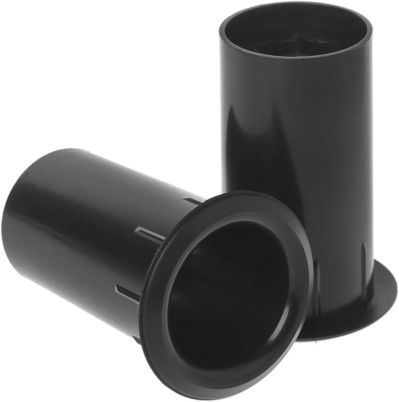 XISAOK 4 Inches (Set 2) Black,35x67mm Subwoofer Woofer Speakers Ports Connectors Tube Inverter Speaker Vent