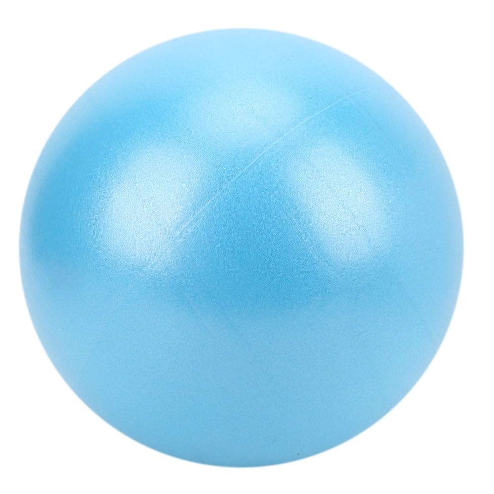 Chiffonade 25cm Non-Slip Exercise Ball for Yoga & Pilates - Small Stability Ball for Core Strength Training, Home Gym, Balance Workouts (Blue)