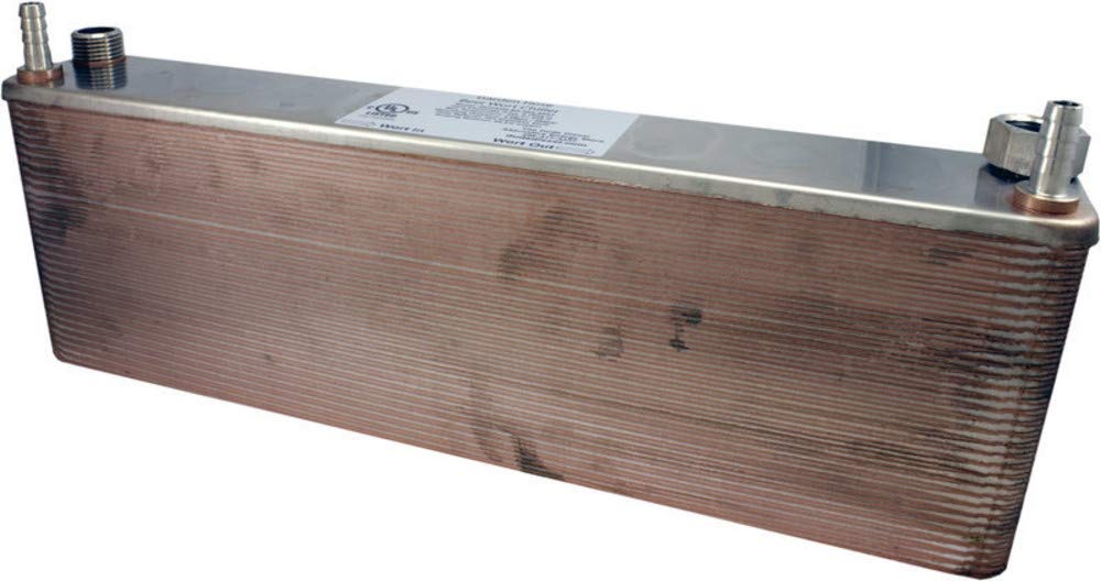 Duda Energy HX3660BWGH:HB050 Hose Barb Ports Copper Brazed Heat Exchanger