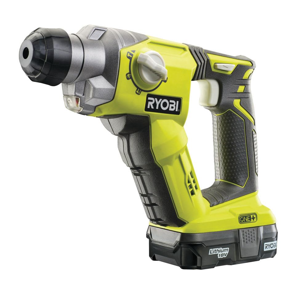 Ryobi R18SDS-0 ONE+ SDS Plus Cordless Rotary Hammer Drill (Body Only) - Hyper Green