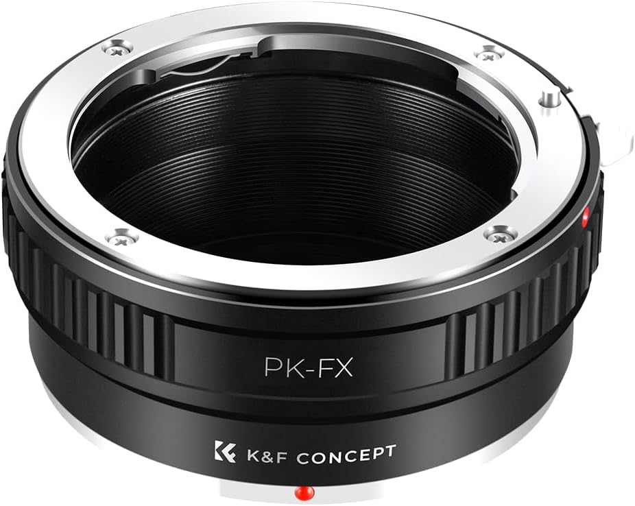 K&F CONCEPT X-Pro1 X-E1 X-M1 Lens Mount Adapter Pentax PK Lens to Fuji FX Mount Camera Adapter Fits