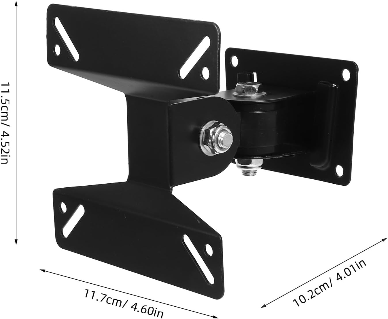 SHERCHPRY 14-26 Inch Adjustable Wall Mount Tv Stand Bracket for Flat Screen Tvs and Computer Monitors, Thickened Steel