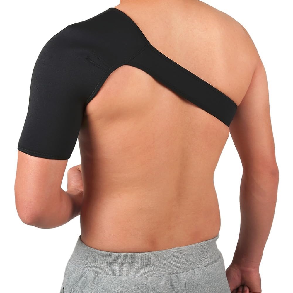 THE PERFECT PART Shoulder Brace - Compression Shoulder Brace For Torn Rotator Cuff Support, Arm Sling For Shoulder Injury & Joint Pain Relief, Adjustable Arm Compression Sleeve For Men & Women (LEFT)