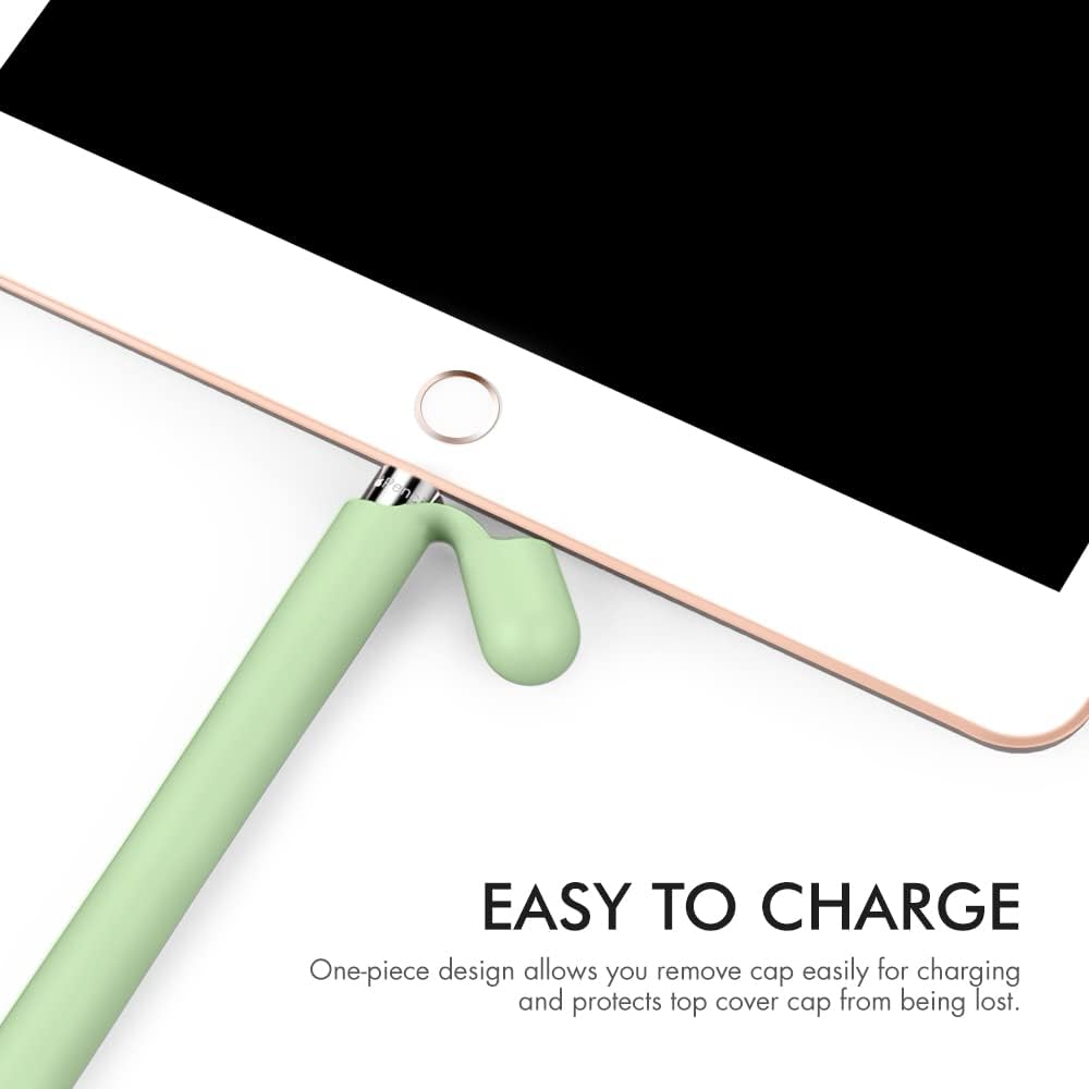 AHASTYLE 1st Anti-Slip Case Sleeve Silicone Protective Skin [ Added Cable Adapter Tether Kit] Compatible with iPad