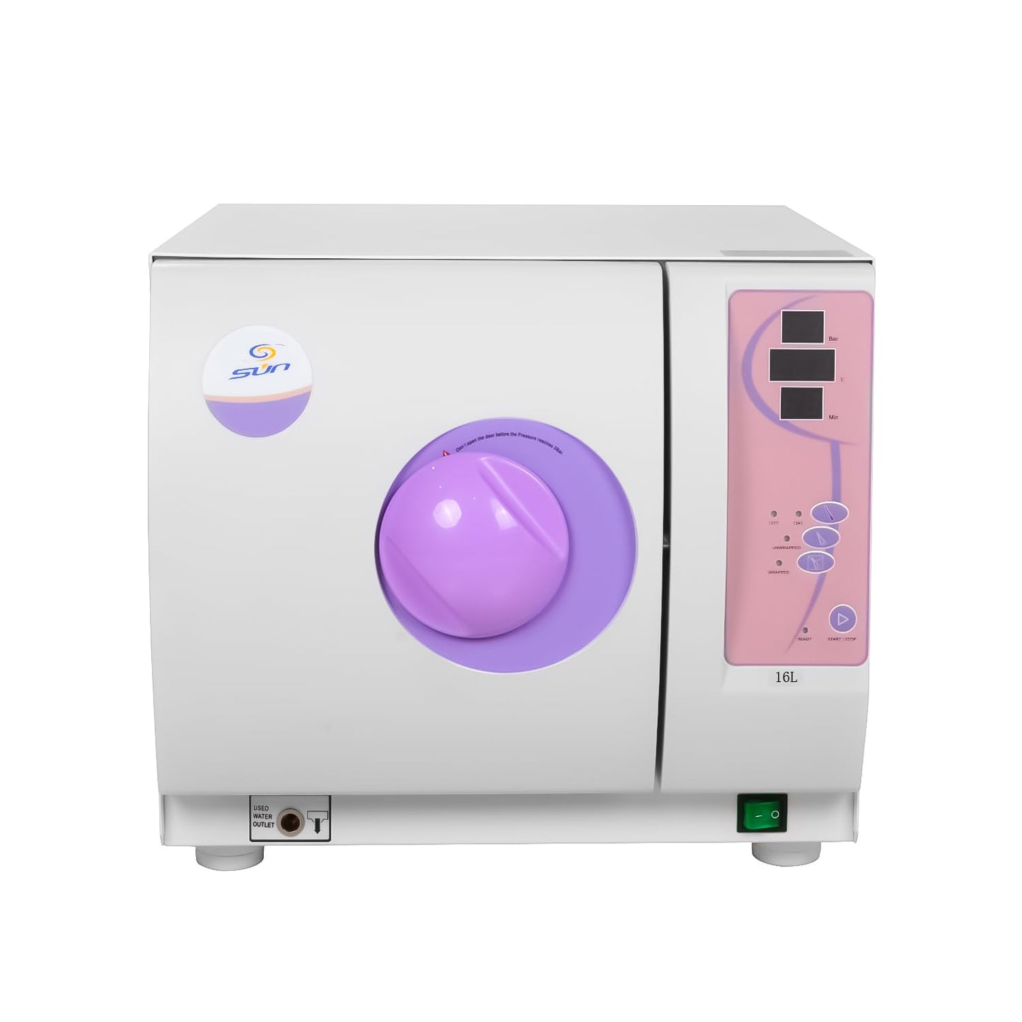 16L/18L/23L Benchtop Type Autoclave Class N Series Portable Lab Autoclave Steam Sterilizer (16L)
