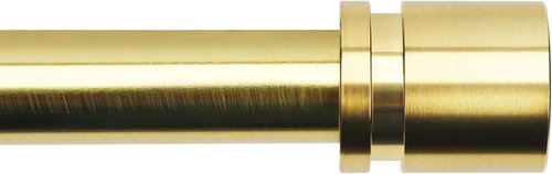 Byondeth Curtain Rods - Adjustable 16 to 144 Inches | 1 Inch Diameter with Elegant Gold Aluminium Finials
