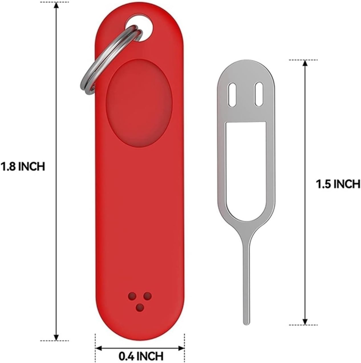 BEUTEE 6Pcs SIM Card Removal Tool-Sim Card Tray Pin Eject Removal Tool Needle Opener Ejector,with Removable Key Chain