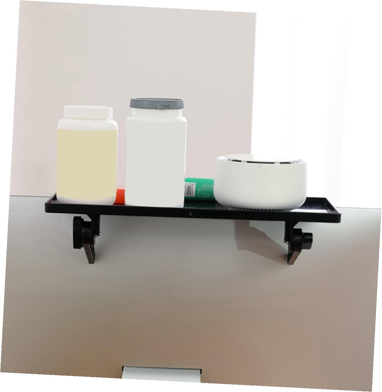 Desktop Organizer Monitor Shelf - Stylish TV Riser and Storage Bracket