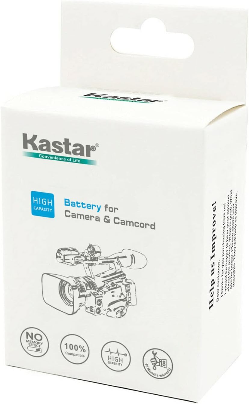 Kastar 2-Pack LP-E6N 7D, 7D 7D 60D, 60Da, 70D, 80D, 90D, XC10, XC15, Pro Battery and LCD AC Charger Compatible