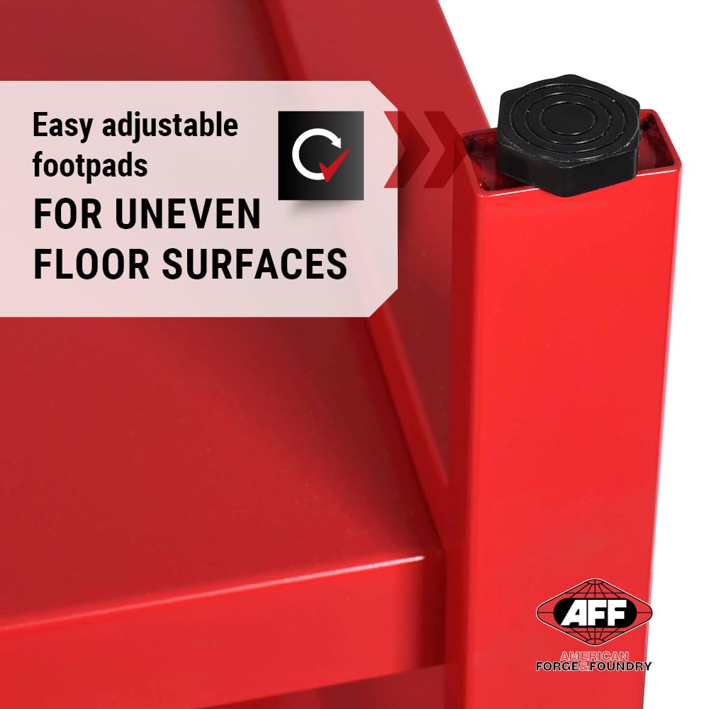 AFF Workbench - Heavy Duty Work Table with Storage Shelf - 1300 LB Capacity