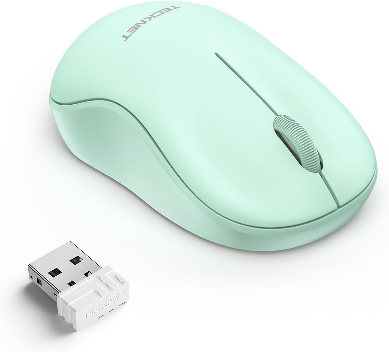TECKNET 2.4G 5 30 Wireless Mouse for Laptop, Silent Computer Mouse Quiet Click with DPI Levels,Contoured Grip,Small