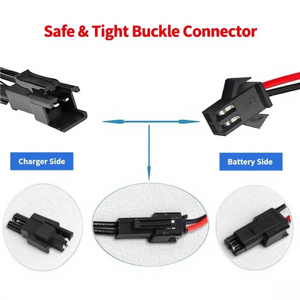 Generic 3.7V SM-2P 2 Pack RC Toy Charger Cable for Li-Po - Plug for Mini RC Cars, Boats, Trucks