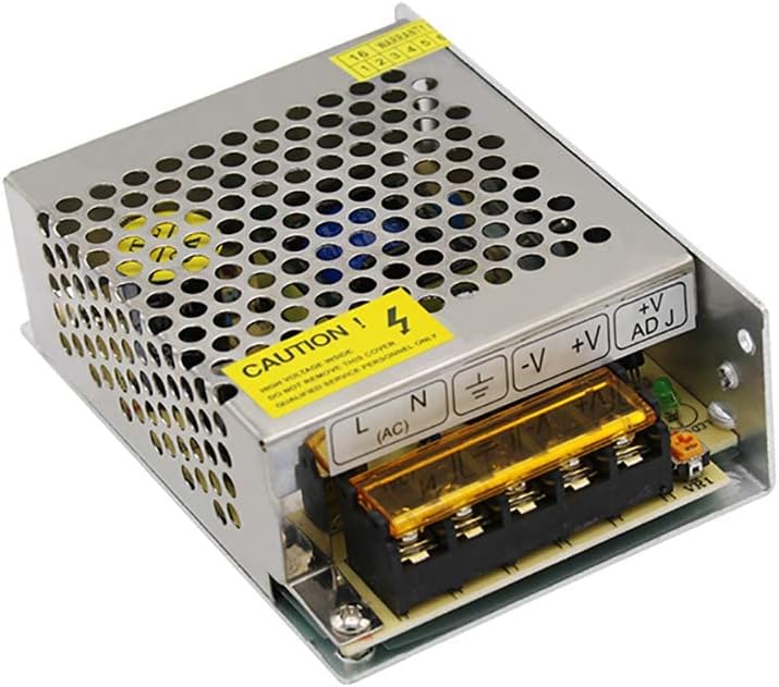 Velain 5V 5A Supply,25W Power Universal Regulated Switching Power Converter Adapter Transformer for LED Strip