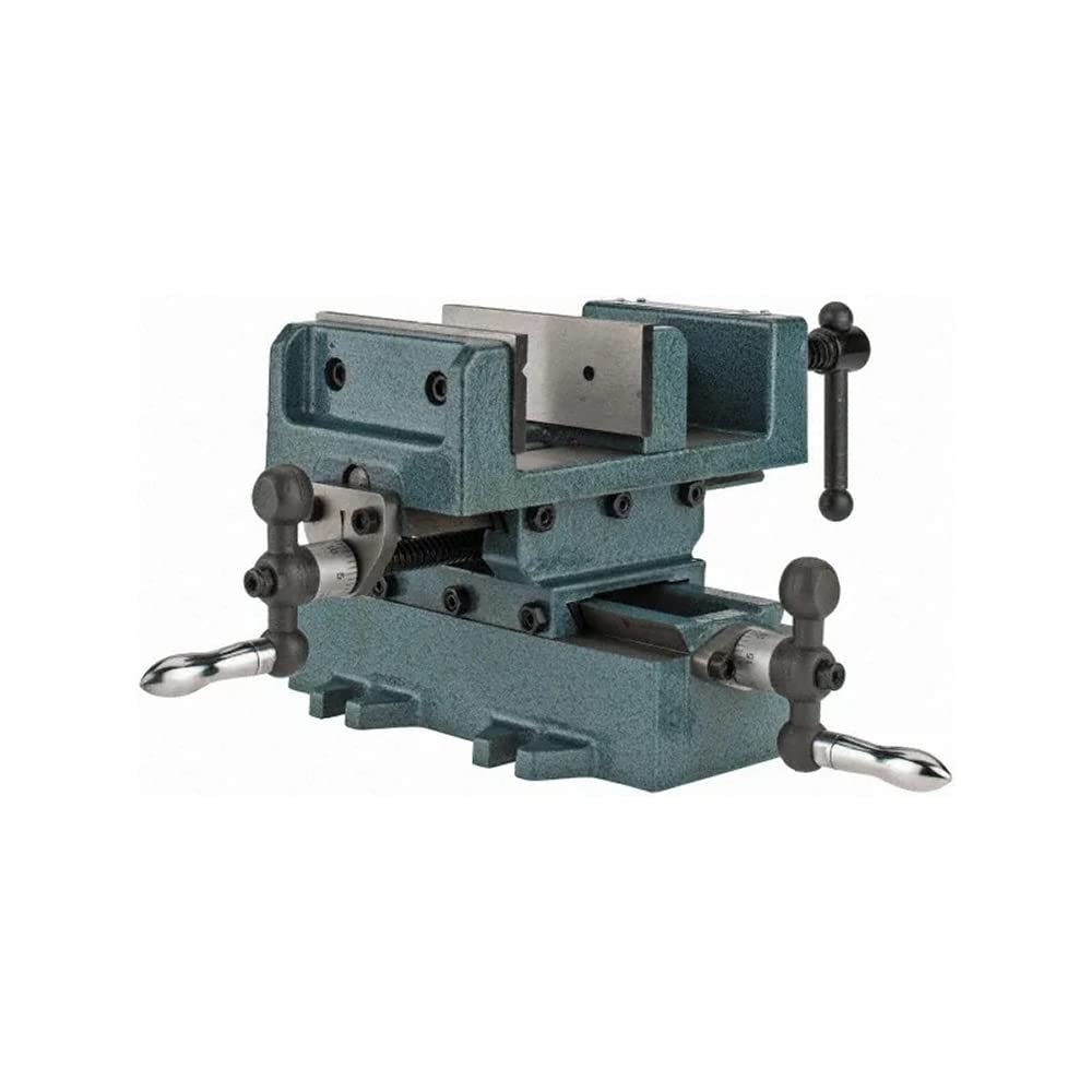 Wilton Cross-Slide Drill Press Vise, 4" Jaw Width & Max Opening, 1-3/8" Jaw Depth (Model CS4)