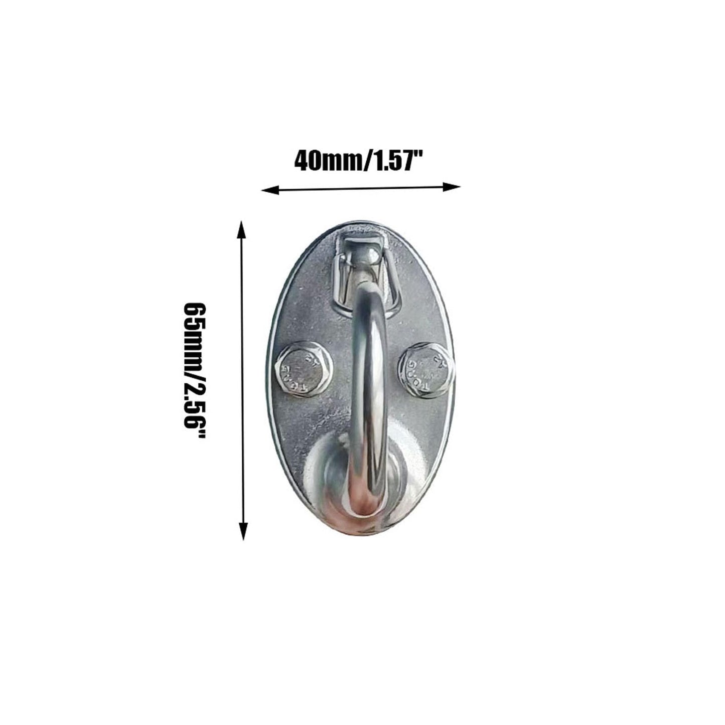 WSOQYEO Heavy Duty Fitness Workout Resistance Band Wall Anchor and Wall Anchor Screw Fittings Suitable for Strength Training Physical Exercises in Home Gyms (Circlip Wall Anchor)