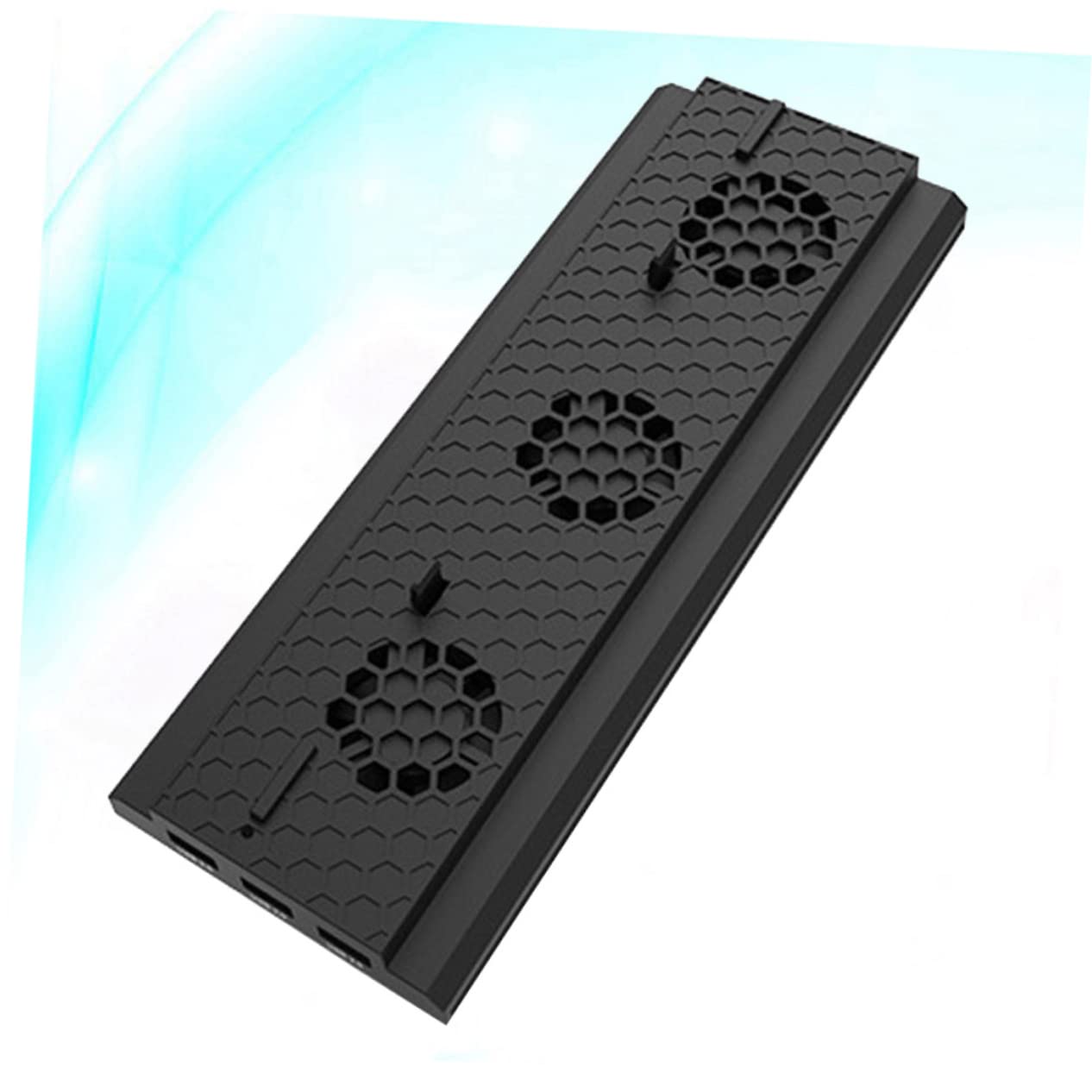 Uonlytech Game Console Cooling Fan Triple USB Ports Hub and Speed Compatible One Vertical Bracket for Temperature