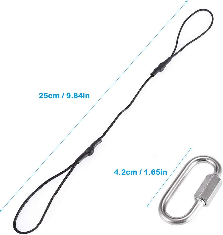 4 Packs SourceTon Camera Tether Safety Strap, Camera Strap for DSLR Camera and Mirrorless Professional Cameras