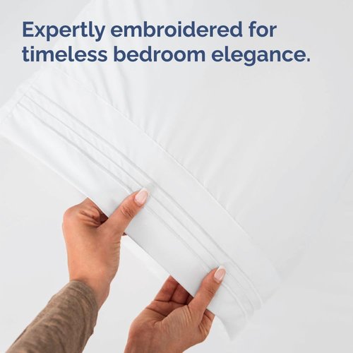King Pillow Cases by [Brand Name] - Ultra Soft Hotel Quality Covers | Wrinkle-Free, Stain-Resistant - 4 Piece Set in White