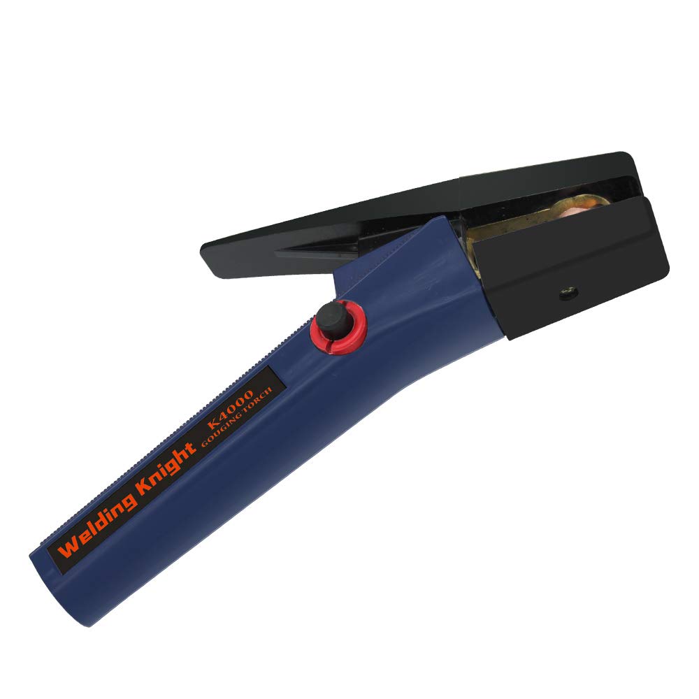 Welding Knight Heavy Duty 1000amp K4000 Carbon Arc Gouging Torch with 7ft cable, Blue Handle