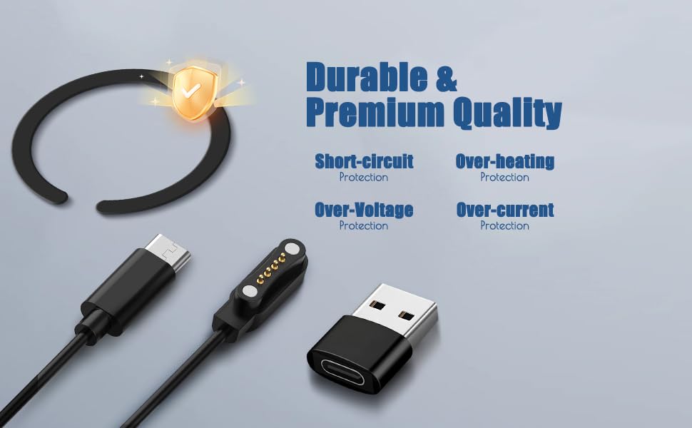 Ermorgen 2-Pack 1m 1 1 USB-C Charging Cable Compatible with PLAUD Note Pro AI, Note AI Voice Recorder, Portable