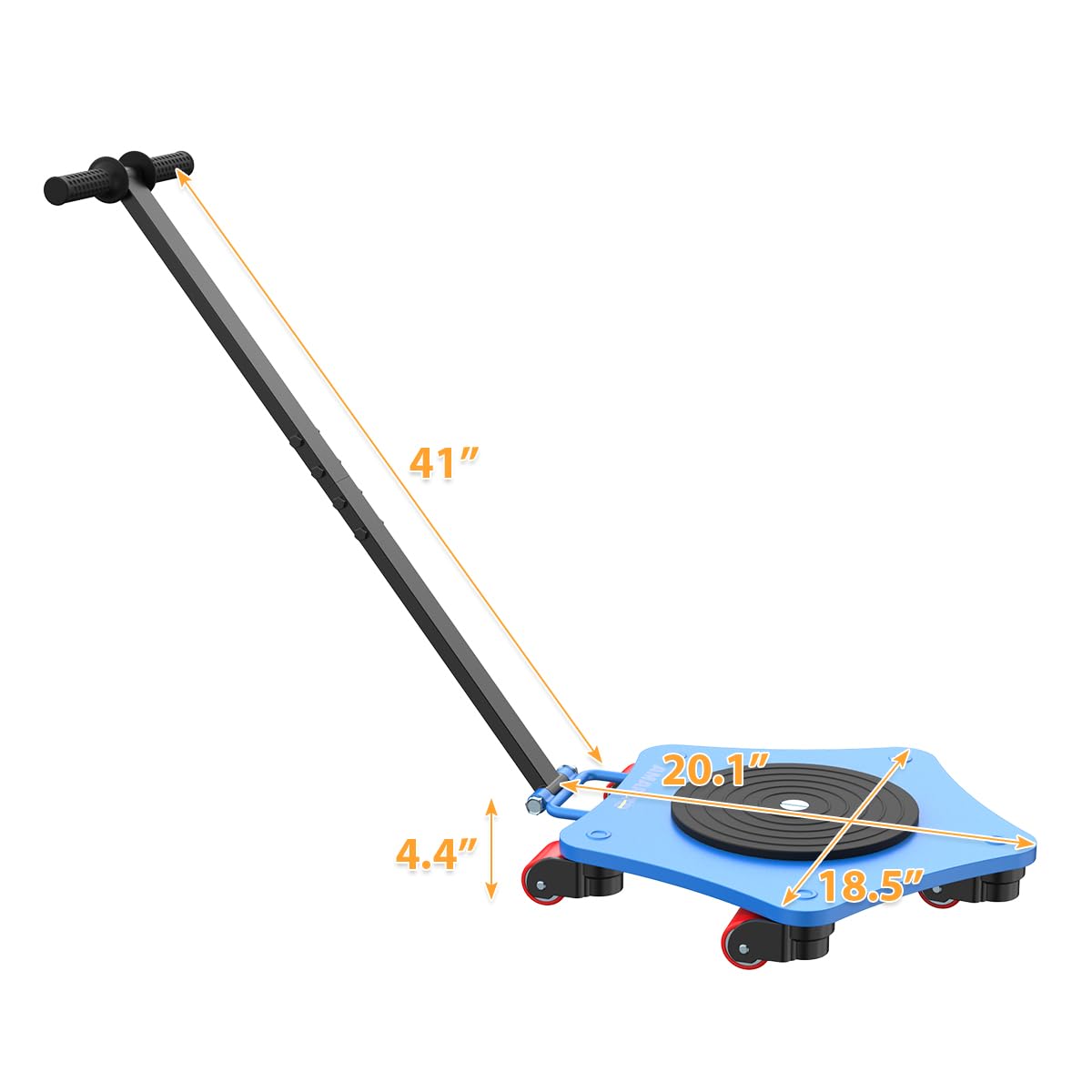 Amarite Machine Skates 8800lbs Capacity-Heavy Duty Machinery Mover with 5X 360° Swivel Rollers for Industrial Use - Equipment Skates for Warehouse and Workshop Transporting