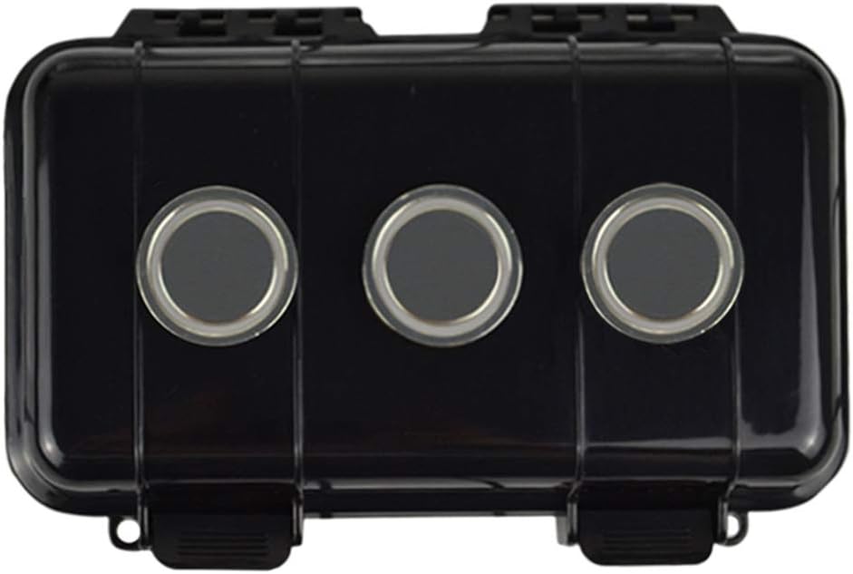 kaguster Magnetic Key Holder Under Car Waterproof Magnetic Stash Box for GPS Trackers Hide a Key Outside Magnetic key